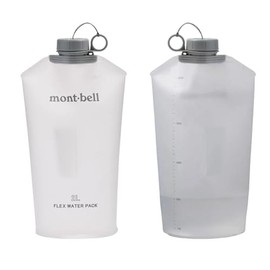Mont-bell Flex Water Pack 1.0L 1.5L 2L #1134185 #1134186 #1134187 Drinking Water Eco Eco Pack Water Bag Hiking Camping Training (2.0L)