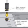 BuildPro Fixed Length Ball Lock Bolt (1.1" Capacity), T55015, BuildPro