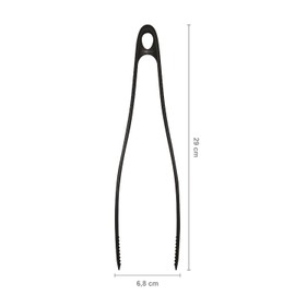 Fiskars Essential 1065597 Tongs for Non-Stick Surfaces Length 29 cm Black