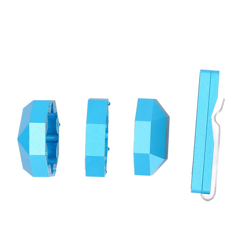 Aluminum Cue Chalk Holder Clip Octagon Universal 3 Layers Billiard