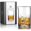 Mofado. Crystal Cocktail Mixing Glass - Premium 18oz (540ml) -