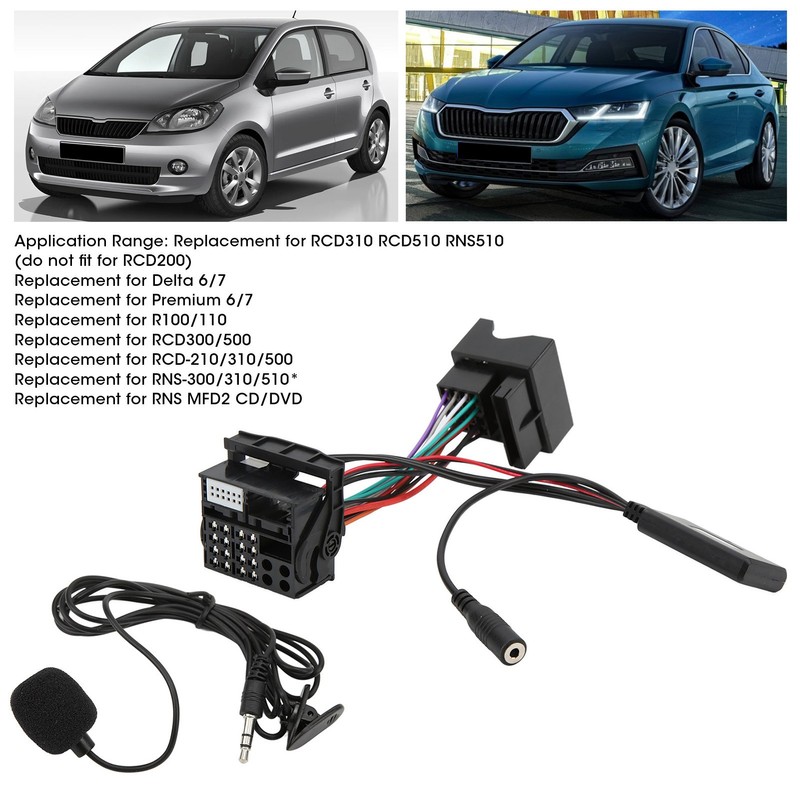 Bluetooth 5.0 AUX in Cable Car Stereo Audio Adapter Replacement