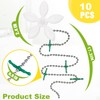 JALCH 10-Pack Flower-Shaped Shower Drain Protectors – Sink and Bathtub