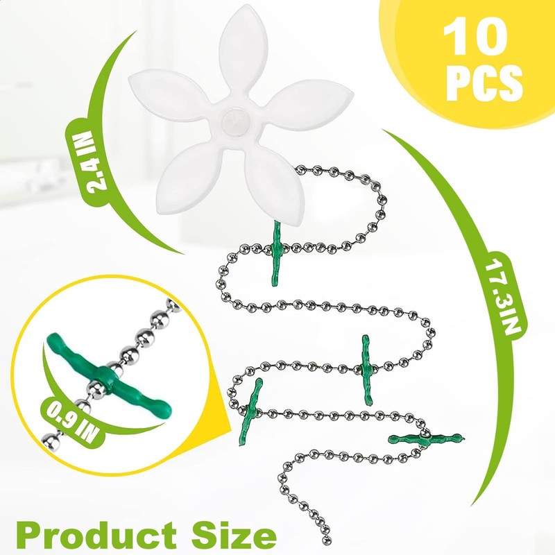 JALCH 10-Pack Flower-Shaped Shower Drain Protectors – Sink and Bathtub