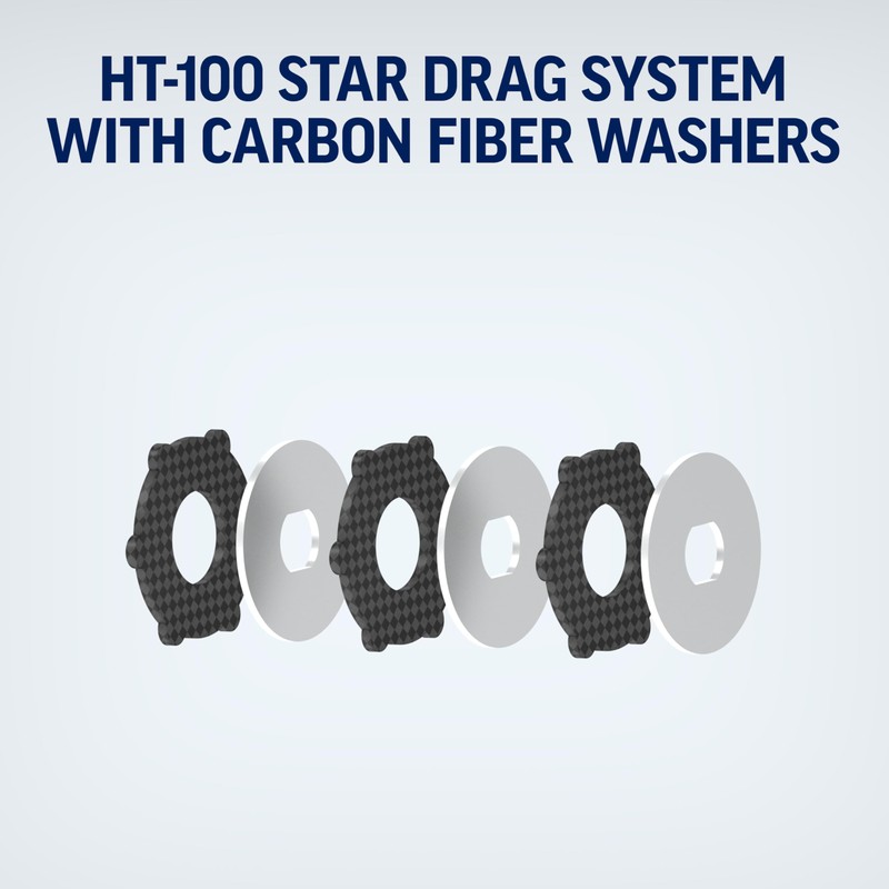 Penn Rival Level Wind - Carrete de Pesca Convencional, RIV30LW,