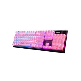 SteelSeries PRISMCAPS - Double Shot Pudding-Style Keycaps - Durable PBT Thermoplastic - Compatible with a Wide Range of Mechanical Keyboards - Pink