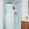 KHQF High Pressure Rainfall Showerhead Combo with Arm for Bathroom