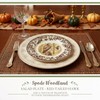 Spode Woodland American Wildlife Red-Tailed Hawk Salad Plate - Rustic