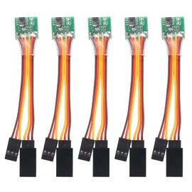 ACEIRMC 5pcs Servo Signal Reverter Rotary Inverter 5.0-6.0v Steering Gear Reverser for JR Futaba Airplane Steering Gear and All Servos (A)