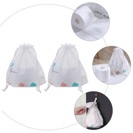 Minkissy 2sets Cotton Towel Wipes Face Pad Cleansing Pads Disposable Outdoor Travel Towel Facial Beauty Facial Tissue 2pcs*2