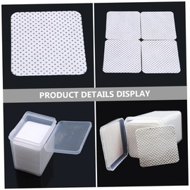 FOMIYES 800pcs Eyelash Extension Cleansers Lash Glue Remover Pads Lash Nozzle Wipes for Beauty Salons Home Use