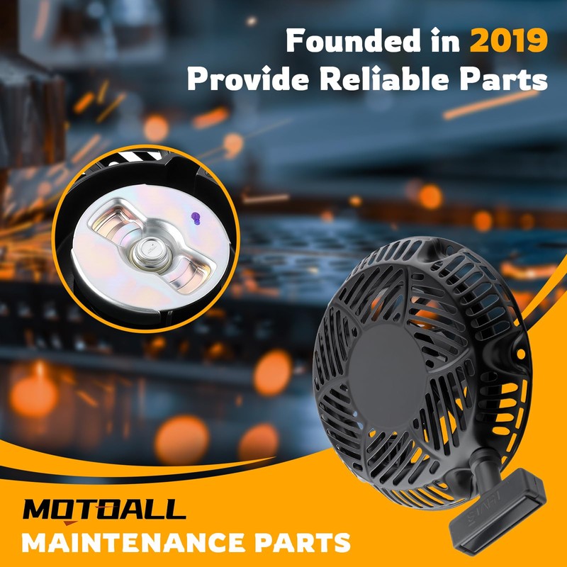 MOTOALL New Starter Recoil Assembly Replacement for Kohler CH440 17