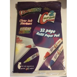 Colorific 32-Page Refill Paper Pads. Clear Clean color for Ink Markers  NEW!