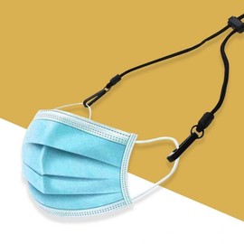 Strap to prevent loss, length-adjustable necklace, fashion fashion safety strap adjustment loop to prevent mask straps K06 3ea