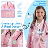 RioRand Kids' Doctor Lab Coat Costume with Accessories Role Play