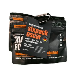 Tactical Foodpack Six Pack Oscar (6 Meals) - Freeze Dried Meals I Ready to Eat I MRE I Survival I Outdoor Food I Trekking Food I Expedition I Office