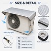 2 Pack Outdoor Air Conditioner Cover Waterproof Rainproof AC Unit