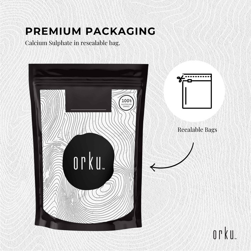 100g Calcium Sulphate Gypsum Powder - Food Grade Hydrous Sulfate