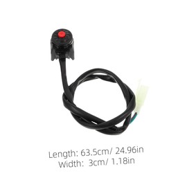iplusmile 2pcs Motorcycle Kill Switch Ignition Replacement Button for ATV Dirt Bike Fast Response Motor Stop Switch with Durable Design for Off Road Use