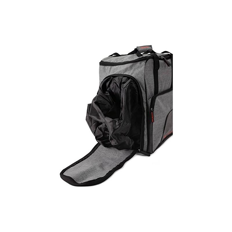 BRUBAKER Ski Boot Bag for Boots, Helmet, Gear and Apparel
