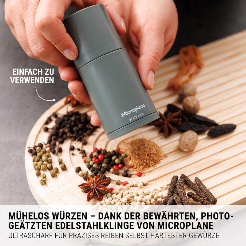 Microplane Spicemill Eucalyptus Green