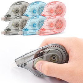 TELEXSUN Original Correction Tape, Easy-To-Use Anti Tear Tape, Lightweight and Compact, Instantly Correct Errors for Schools, Offices, Companies, and Homes