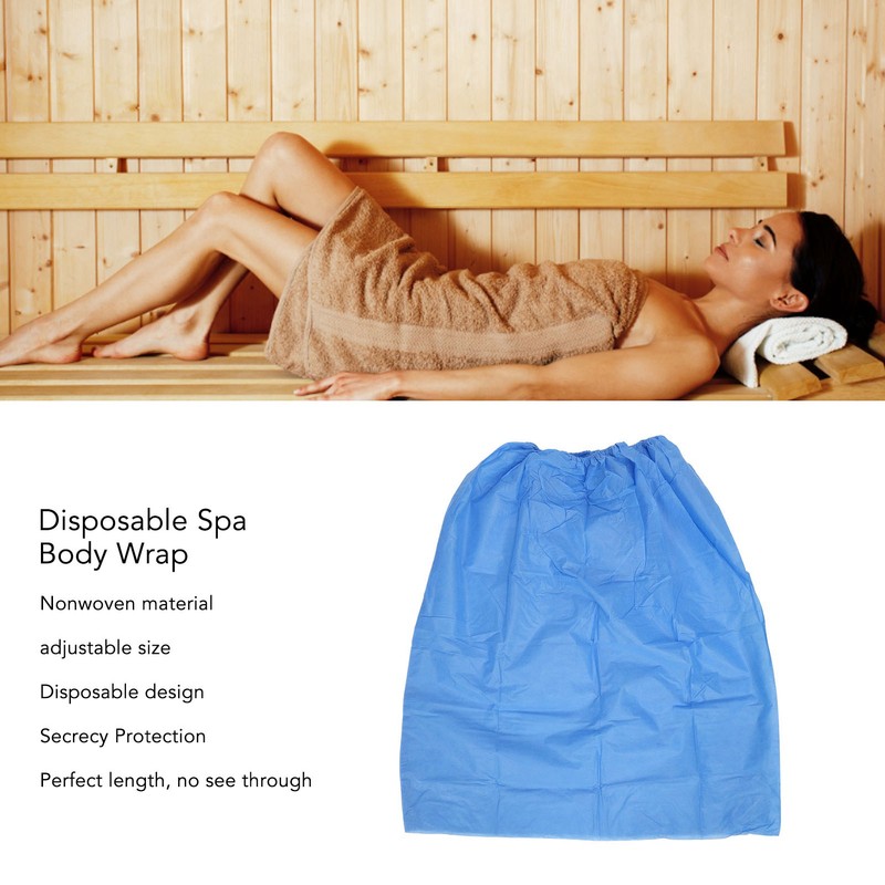 10 PCS Disposable Spa Body Wrap Thick Chest Wrap Nonwoven