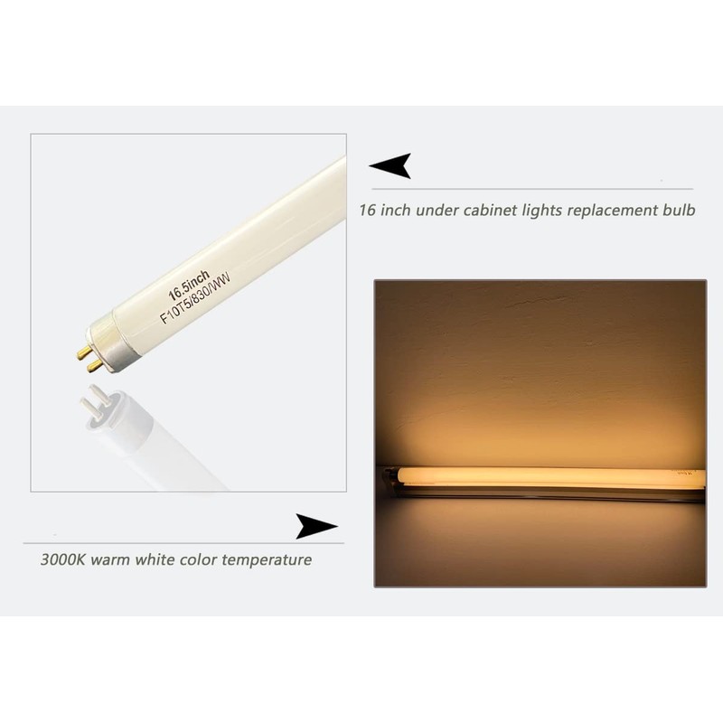 Flyercatch (4 Pack) 16’’ F10T5/830 Fluorescent Bulb Replacement for Jasco