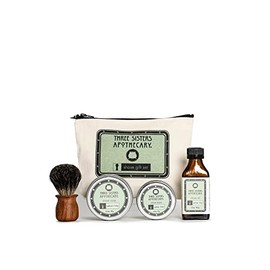 Three Sisters Apothecary Shave Essentials 4 Piece Gift Set (Vetiver and Lime)