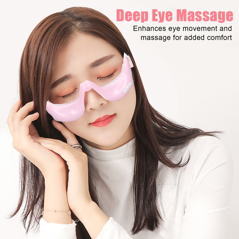 Eye Massager USB Charging Adjustable Hot Compress Vibration Eye Massage