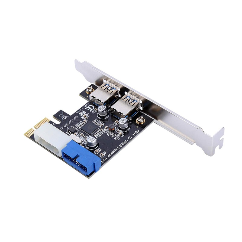 PCI E to USB3.0 Expansion Card Adapter, Easy to Install,