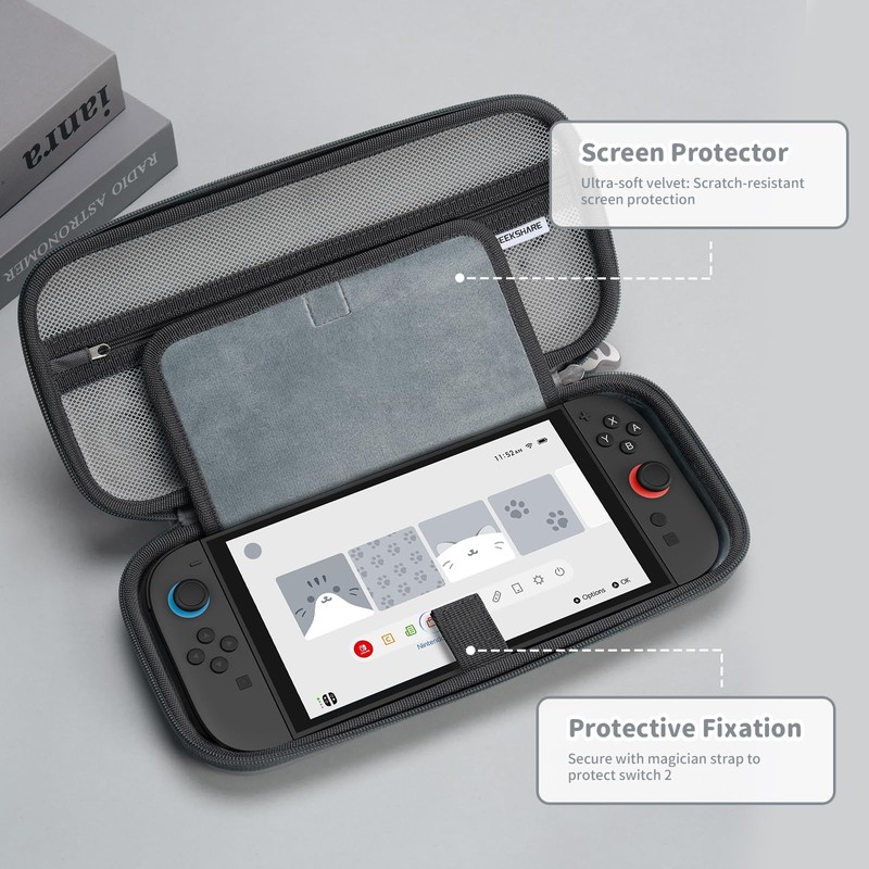 GeekShare Carrying Case Compatible with Switch 2 (2025) 7.9 Inch,