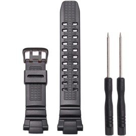 Resin Strap Compatible with Casio G-Shock GW3000B GW-3500 GW-2500B G-1000 Men's Black Replacement Rubber Wrist Watch band Bracelet Black Black buckle