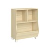 RiverRidge Kids Bookshelf Toy Storage Organizer with 2 Cubbies &