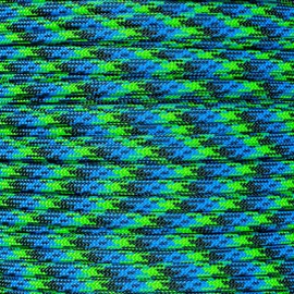 Paracord Planet 550 LB Type III 7 Strand 4mm Tactical Cord with Choices of 10, 20, 25, 50, 100, Feet Hanks or 250 & 1000 Foot Spools with 3/8 Inch Black Buckles – Over 300 Colors to Choose from