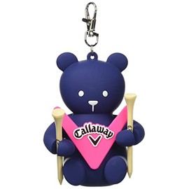 Callaway Ball & Tea Case, Navy, Women's, W3.0 x H4.3 x D2.0 inches (75 x 110 x 50 mm)