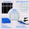 200W LED Solar Flood Lights,18000Lumens Street Flood Light Outdoor IP67