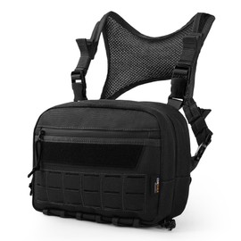 Mardingtop Tactical Chest Bag Molle Vest Pouch Chest Rig for Outdoor Adventures Cycling