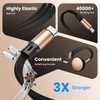 3 in 2 Multi Charging Cable, Retractable Car Charger for