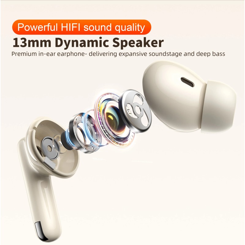 QERE E38 New E38 Wireless Earphones 60ms Low Latency 13mm