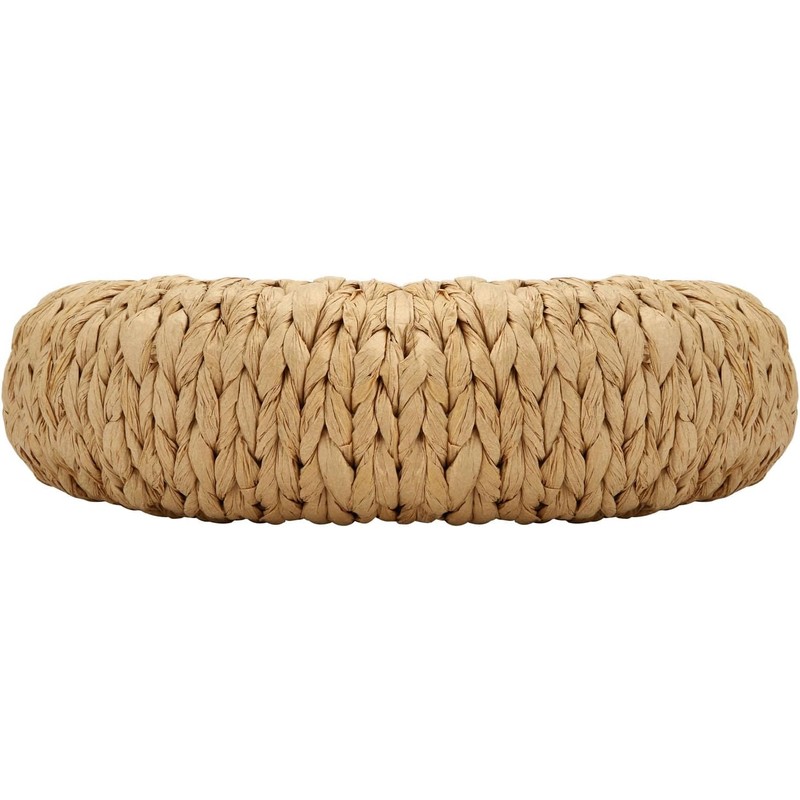 Gets Summer - Bolso de paja para mujer, tela a