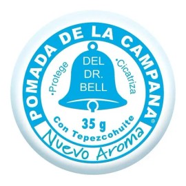 Pomada De La Campana Con Tepezcohuite. Suaviza y Regenera la Piel. Tarro con 35g.