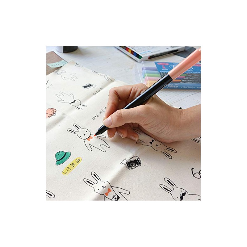 Tsukineko Fabrico Fabric Duel Ended Marker - Midnight