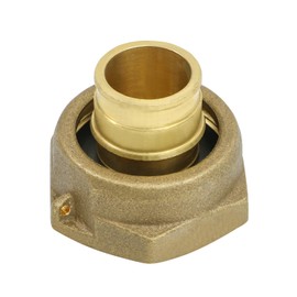 Supply Giant Brass 1" PEX x 1-1/4" FIP Water Meter Coupling, Press x Pex-A Connection, NPC & UPC Approved