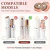 6PCS Gen 2 Replacement Heads for Flawless Facial Hair Remover,
