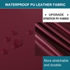 HFCNMY Seat Covers for Dining Chairs, Stretch Waterproof PU Dining