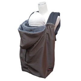 Nippon ETEX Huguenot 01-115 2-Way Pocketing Cape Can Be Used with Baby Strollers and Strollers, Thermal Cape Compact Type, Brown, 0 Months - 01 - 115