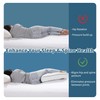 HOMBYS Shredded Memory Foam Knee Pillow for Side Sleepers, 6.5"