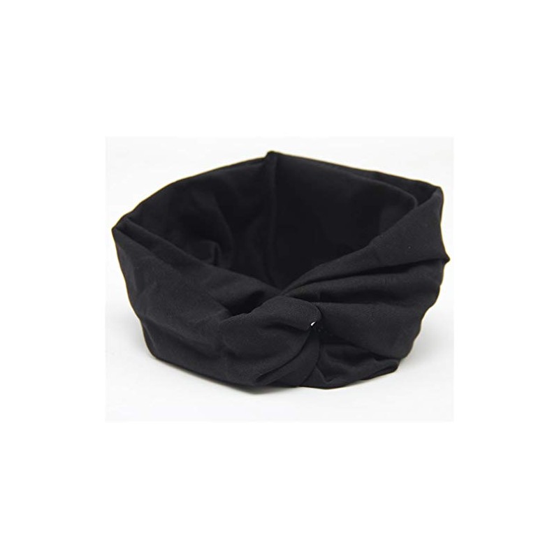 YAZILIND female Color Headband Elastic Cotton Cross Hairband Ladies Hair