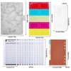 Binder Notebook A6 PU Leather Loose Leaf Notebook with 12